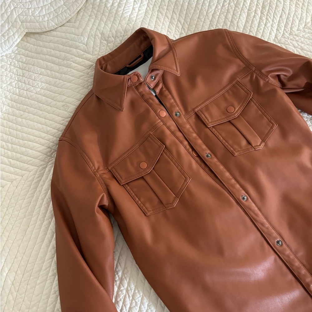 NVLT brown faux Leather Shackleton size Xs